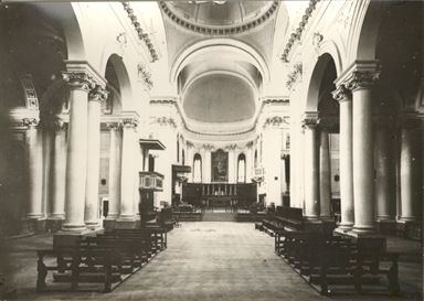 Macerata. (Cattedrale) Interno prima dei restauri del 1924