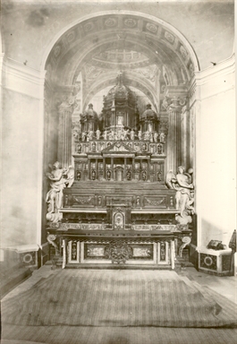 Macerata. (Cattedrale) Cappella del Sacramento prima del 1932