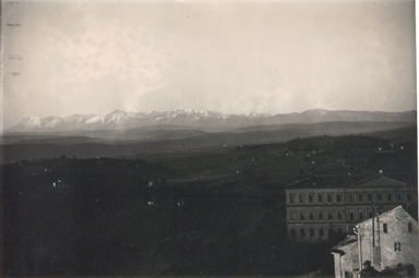 Macerata. Veduta della Catena dei Sibillini