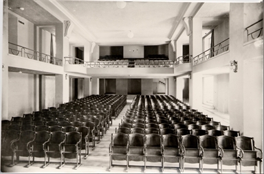 Macerata. (Istituto Salesiano) Interno del Teatro
