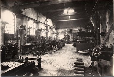 Stabilimento Fabbrica Bossoli d'Artiglieria: interno