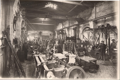 Stabilimento Fabbrica Bossoli d'Artiglieria: interno