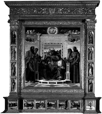 Incoronazione della Vergine tra San Paolo, San Pietro, San Girolamo e San Francesco