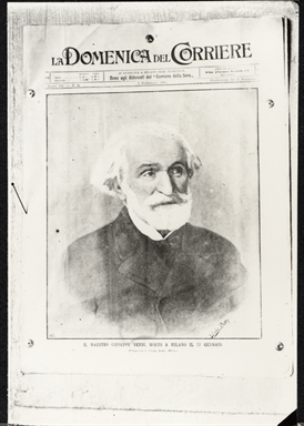Giuseppe Verdi (da La Domenica del Corriere)