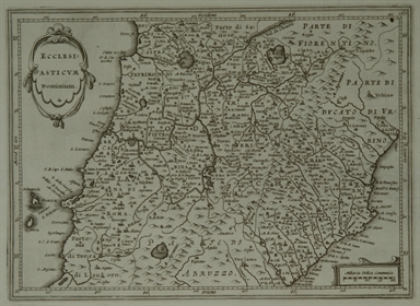 carta geografica dello Stato Pontificio