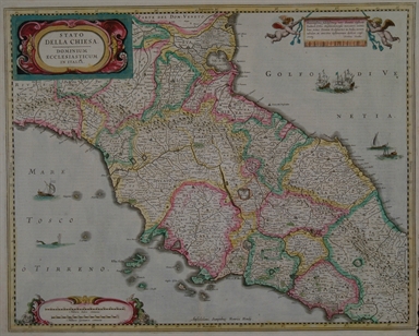 carta geografica dello Stato Pontificio