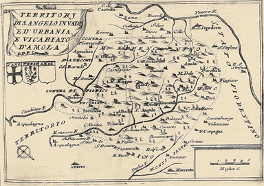 carta geografica del territorio di Sant'Angelo in Vado e Urbania