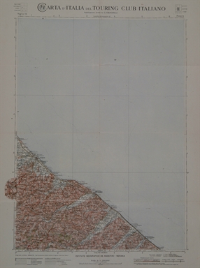 carta geografica del territorio di Pesaro