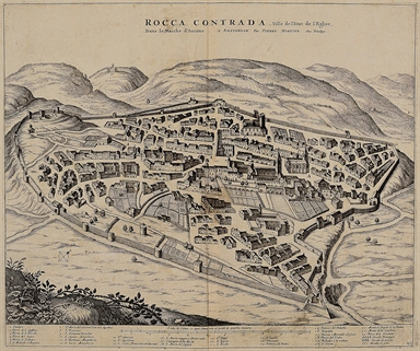veduta di Rocca Contrada (Arcevia)