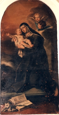 Santa Chiara con Gesù Bambino