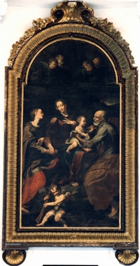 Sacra Famiglia e Santa Caterina d'Alessandria (?)