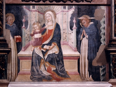Madonna in trono con San Pietro martire e San Domenico