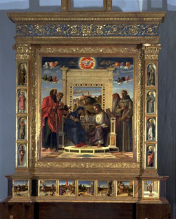 Incoronazione della Vergine tra San Paolo, San Pietro, San Girolamo e San Francesco