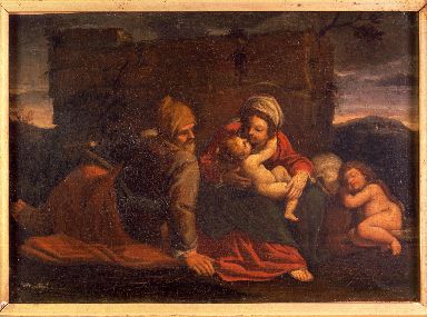 riposo nella fuga in Egitto