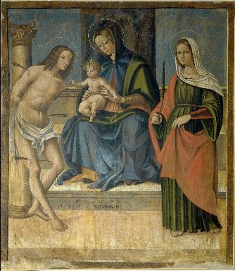 Madonna con Bambino tra San Sebastiano e Santa Vittoria