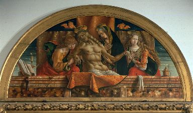 Cristo deposto con la Madonna, Santa Maria Maddalena e San Giovanni Evangelista