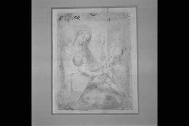 Madonna con Bambino e Santo vescovo