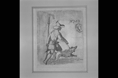 Cacciatore con cane