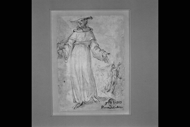 San Pietro e San Giovanni Battista adorano il nome di Gesù