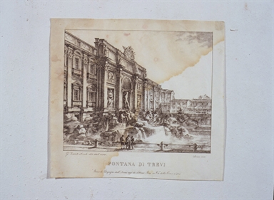 veduta della Fontana di Trevi