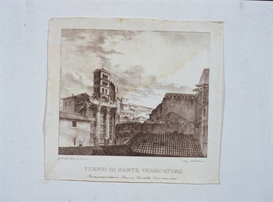 veduta del Tempio di Marte Vendicatore