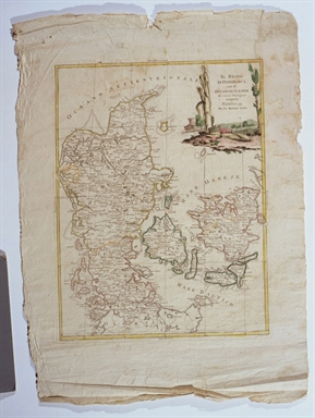 carta geografica della Danimarca