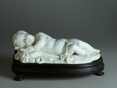 Gesù Bambino dormiente sulla croce