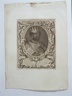 Ritratto del re di Etiopia