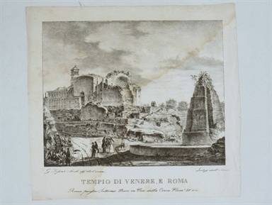 Veduta del tempio di Venere