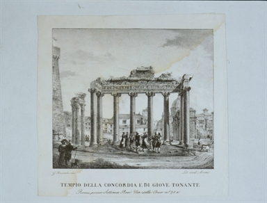 Veduta del tempio della Concordia