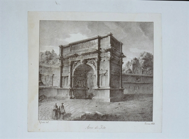 Veduta dell'arco di Tito