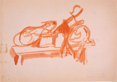 Tavolo con oggetti da prestigiatore