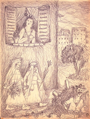 Donna alla finestra