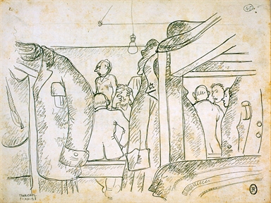 Prigionieri nella baracca