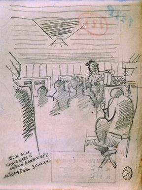 Bisca alla camerata 6 della baracca 82