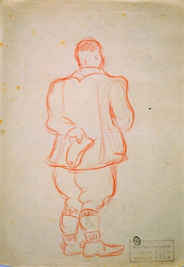 Prigioniero visto di schiena