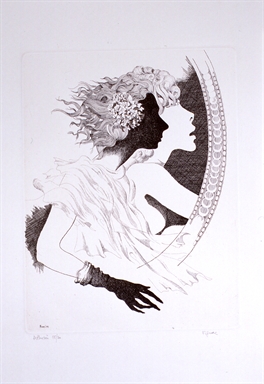 figure femminili di profilo