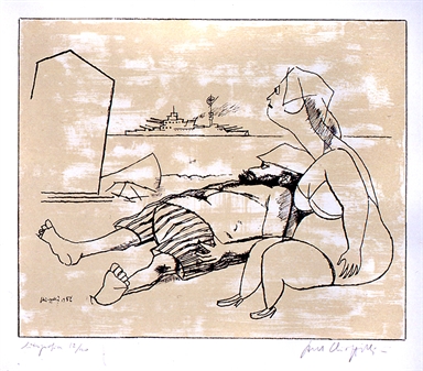 figure sulla spiaggia