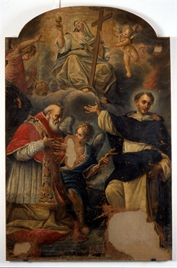 Allegoria della Fede con San Vincenzo Ferrer e San Pio V
