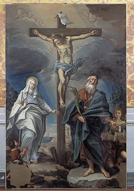 Cristo crocifisso tra i Santi Maria Apparente e Marone