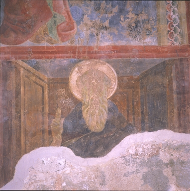 Annunciazione; Crocifissione di Cristo; Resurrezione di Cristo; Padre eterno e i quattro evangelisti; Santa Lucia.