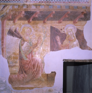 Annunciazione; Crocifissione di Cristo; Resurrezione di Cristo; Padre eterno e i quattro evangelisti; Santa Lucia.