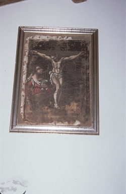 Cristo crocifisso e Santa Lucia