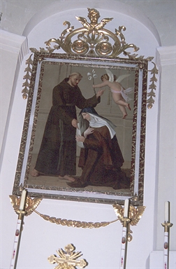 San Francesco consegna la Regola a Santa Chiara