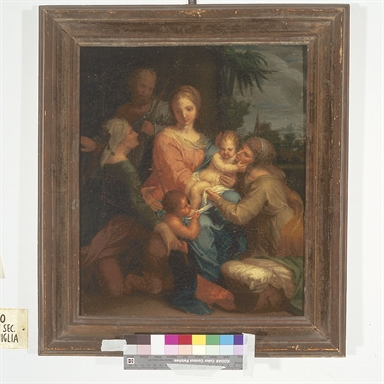 Sacra Famiglia con San Giovannino, Sant'Anna e Sant'Elisabetta