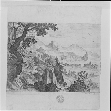 paesaggio con Sacra Famiglia