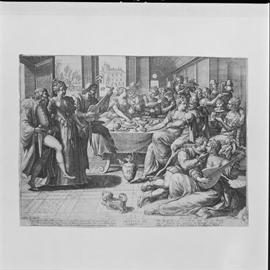 scena di gozzoviglia