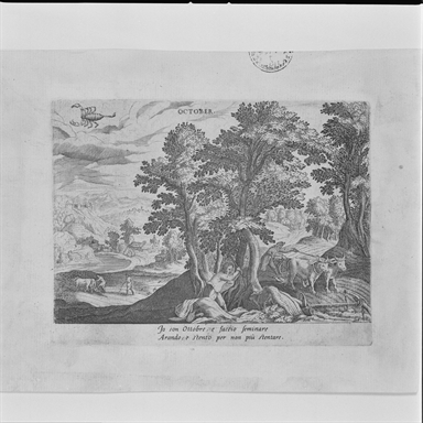 Allegoria del mese di ottobre