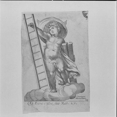 cherubino con simboli della passione