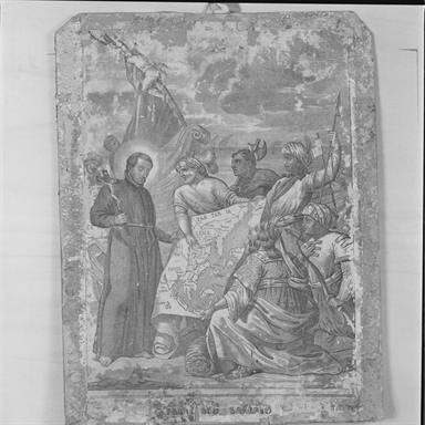 San Francesco Saverio evangelizza gli Indiani